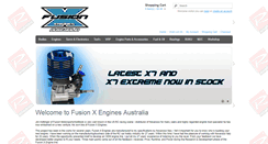 Desktop Screenshot of fusionxengines.com.au