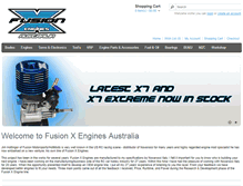 Tablet Screenshot of fusionxengines.com.au